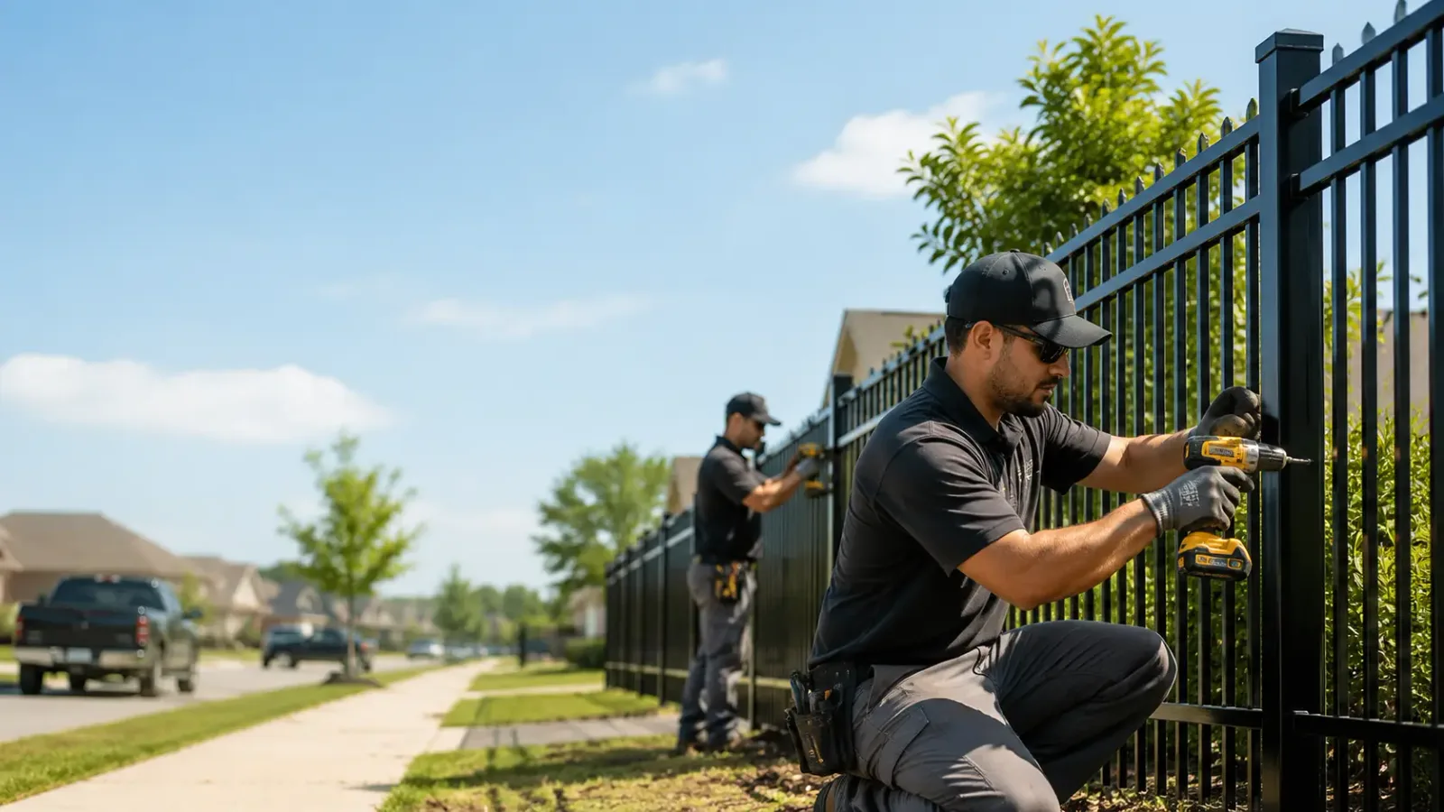 Metal Fence Installation in Germantown, OH